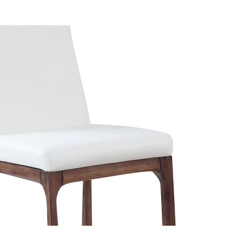 Sgabello moderno da bancone con base in legno massello
