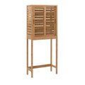 Bamboo Space Saver Hutch with Sliding Doors