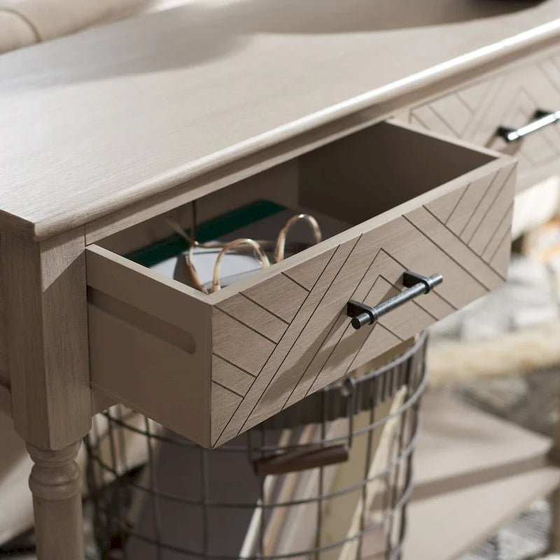 2-Drawer Console Table - 35.5 W x 13 L x 29.5 H - 36Wx13Dx30H