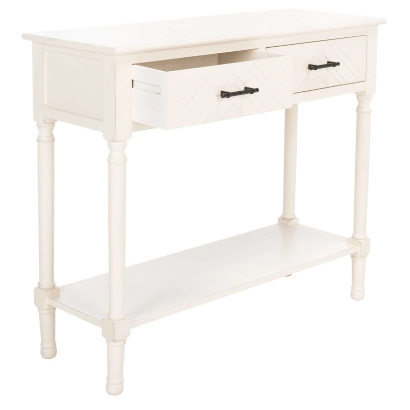 Mesa de consola com 2 gavetas - 35.5 W x 13 L x 29.5 H - 36Wx13Dx30H