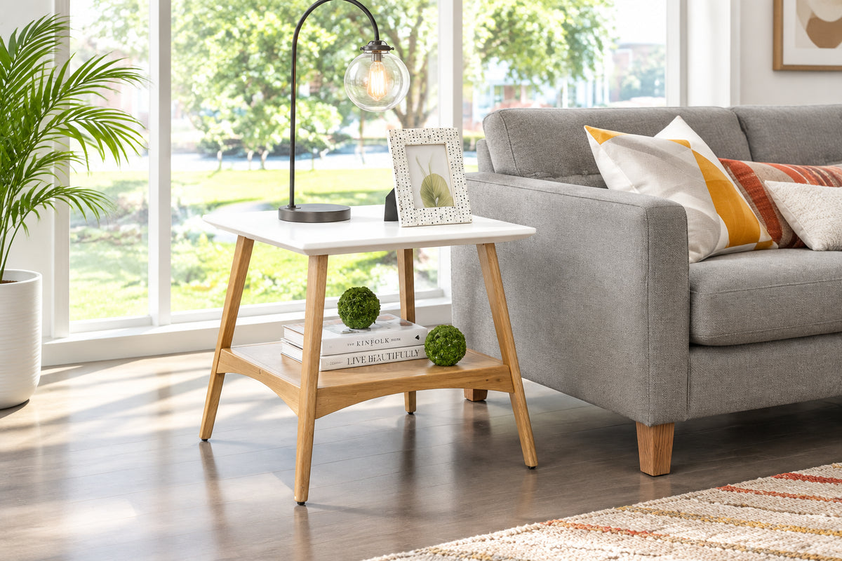 End TableModern Accent table,for Living Room Bedroom Studio, ComfyLiving Room table Comfy Reading