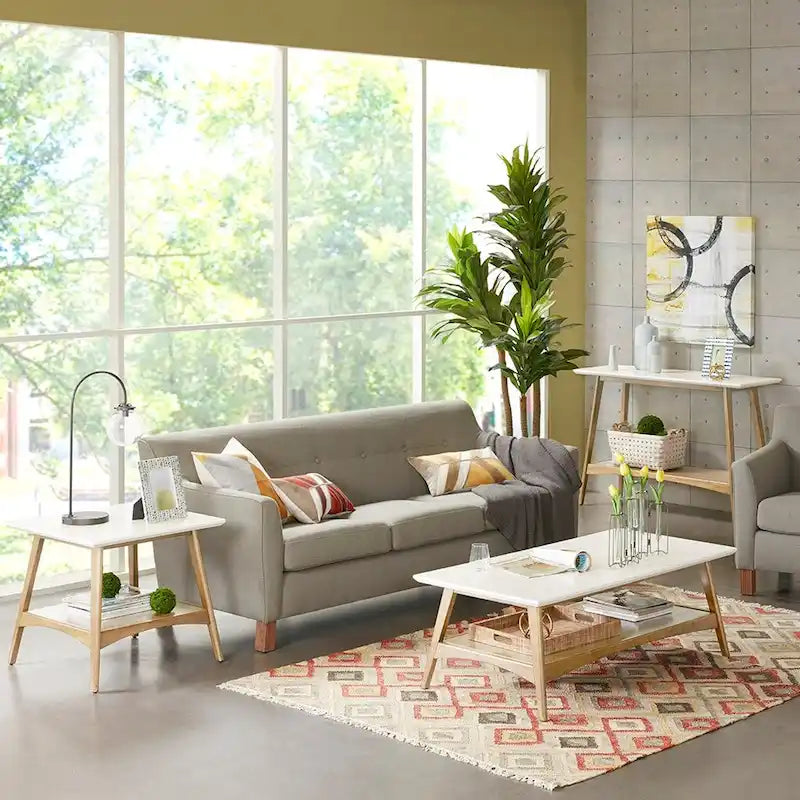 Modern Accent End Table for Living Room, Bedroom and Studio with Compact Design