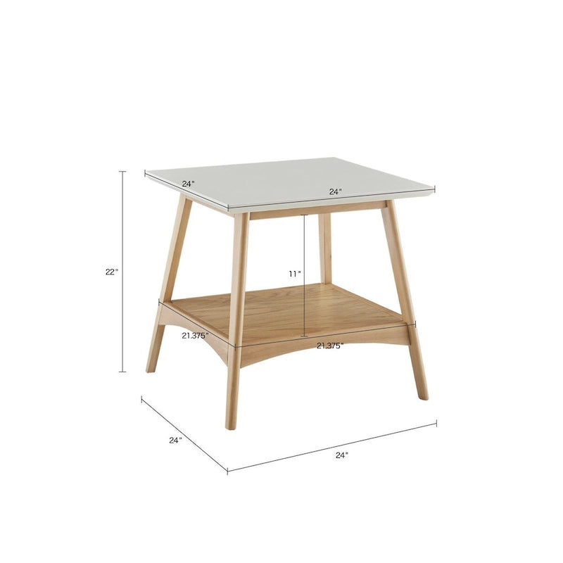Modern Accent End Table for Living Room, Bedroom and Studio with Compact Design
