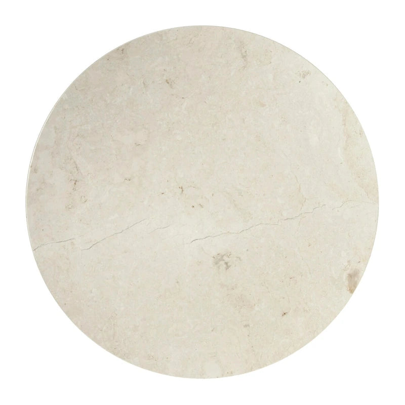 44 Round Pedestal Marble Dining Table